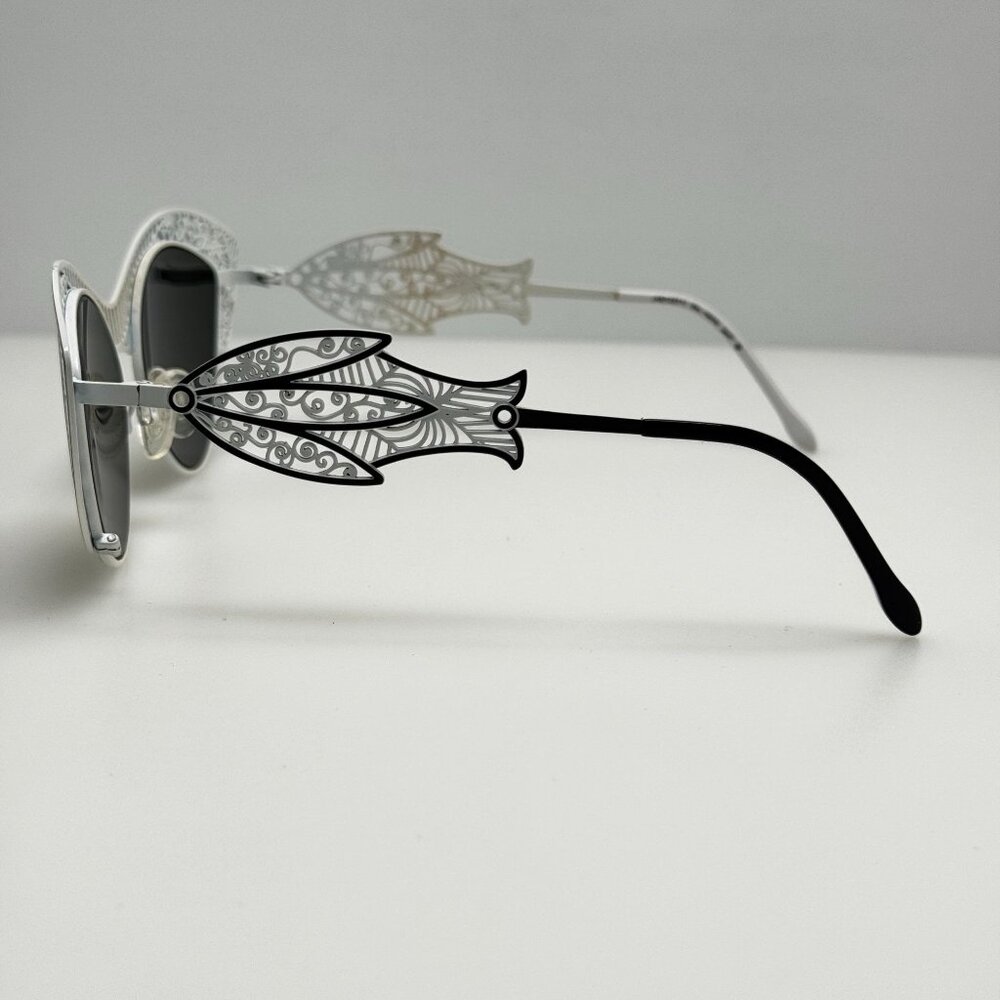 Faniel Eyewear Vermeer BLWT Eyeglasses Eye Glasses Frames54-17-135 - Picture 4 of 6